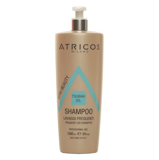 Професійний шампунь Atricos Milano для повсякденного використання з олією Tsubaki 1000 ml