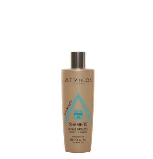 Професійний шампунь Atricos Milano для повсякденного використання з олією Tsubaki 300 ml