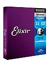 Струни для акустичної гітари Elixir AC PW CL (11-52), фото 3