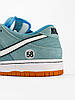Чоловічі кросівки Nike SB Dunk Low Club 58 Gulf Кеди Найк СБ Данк блакитні замш демісезон, фото 9
