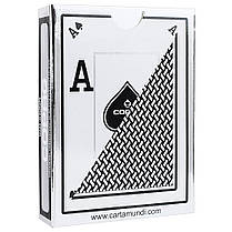 Пластикові гральні карти Copag "Texas hold'em" Silver чорні, фото 6