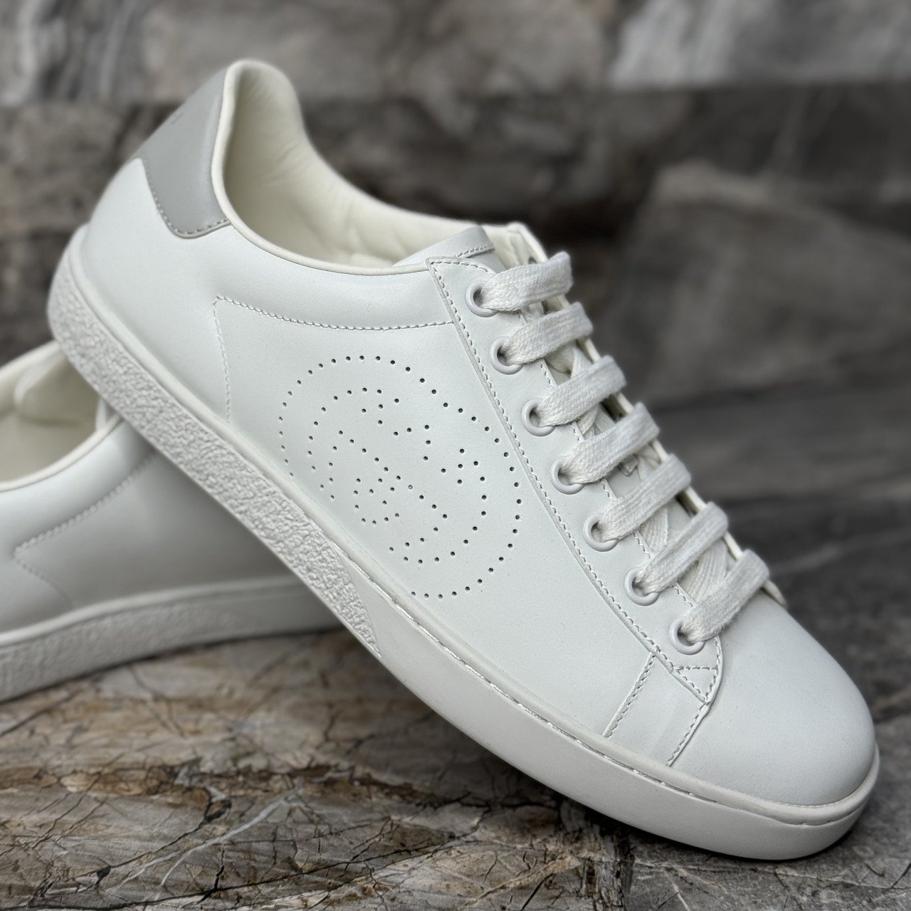 Кеди жіночі білі Gucci Ace