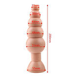 Силіконова пробка з присоском великого розміру ButtBall, фото 9