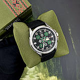 Awarder Embroidery Silver-Green Black Battery 10ATM, фото 5