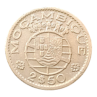 Мозамбік 2.5 ескудо, 1953