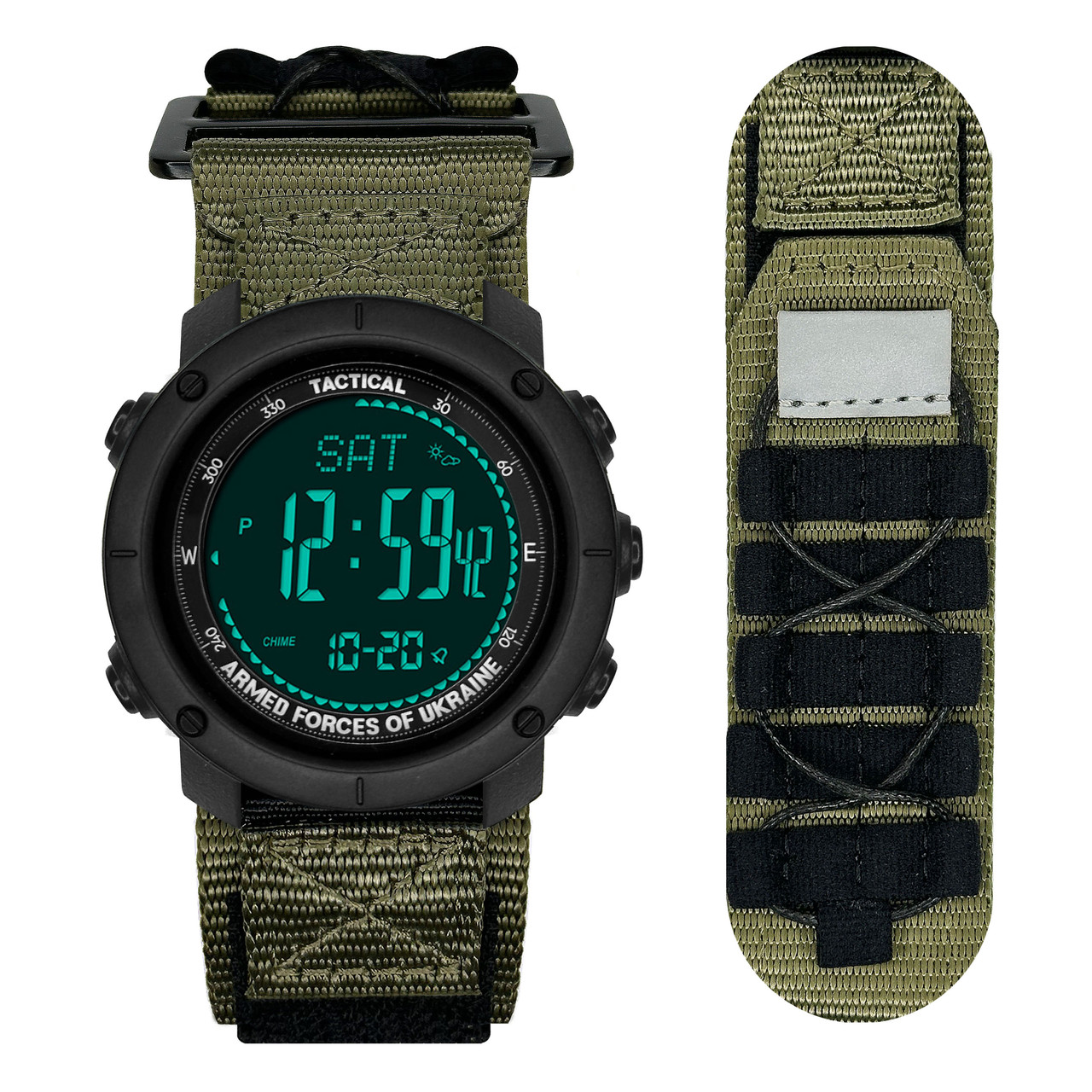 Awarder 036 Nylon Pro Black-Army Green, фото 1