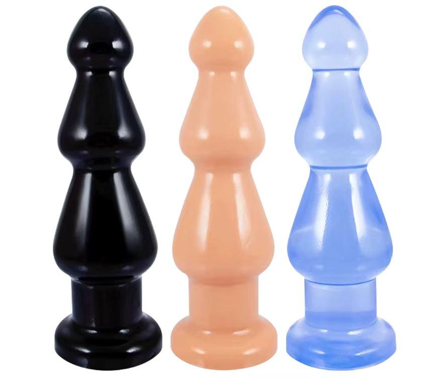 Силіконова пробка з присоском великого розміру ButtTree, фото 1