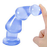 Силіконова пробка з присоском великого розміру ButtTree, фото 5