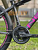 Велосипед гірський спортивний 26" CORSO Next NX-26922 чорно-рожевий на рост 130-145 cм, фото 8