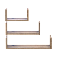 Комплект полиць Doros Філ Дуб Евок 3 шт 30/45/60х15х15 (41516080)