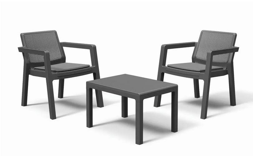 Комплект садових меблів Emily Balcony set з текстилем (Time EcoTM)