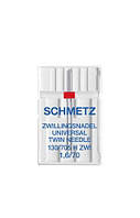 Подвійна голка Schmetz Twin universal 130/705 H ZWI № 1,6/70 (уп.1 шт.)