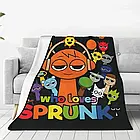 Плюшевий плед ковдра Спрункі Інкредібокс Sprunki Toy Incredibox 180х220 см, фото 4