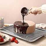 Решітка  для охолождження, (40х29 ), запікання, декорування, заливки десертів, фото 2