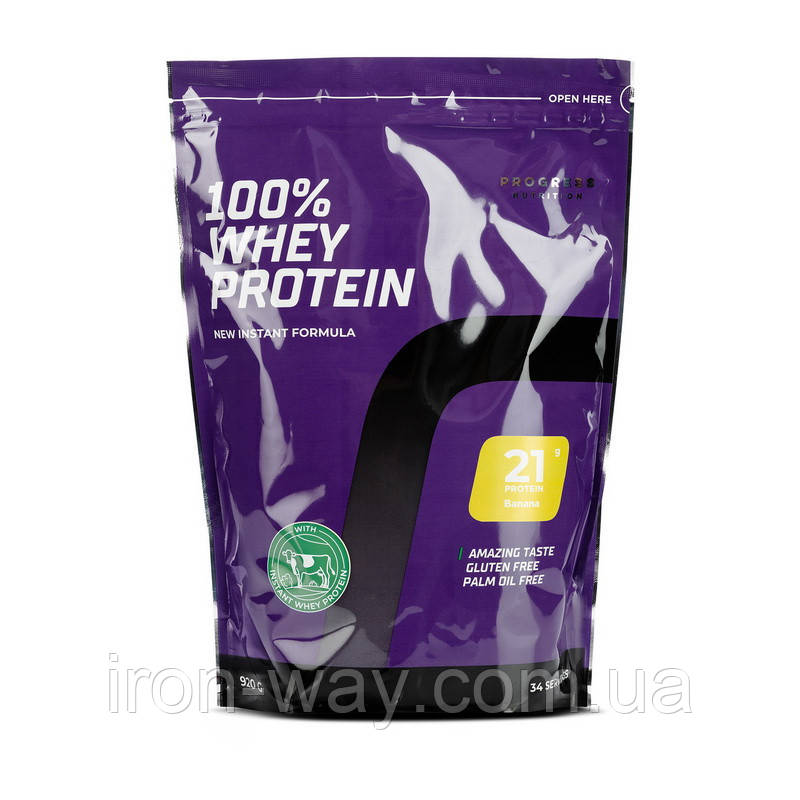 Progress Nutrition 100% Whey Protein (920 g, banana)