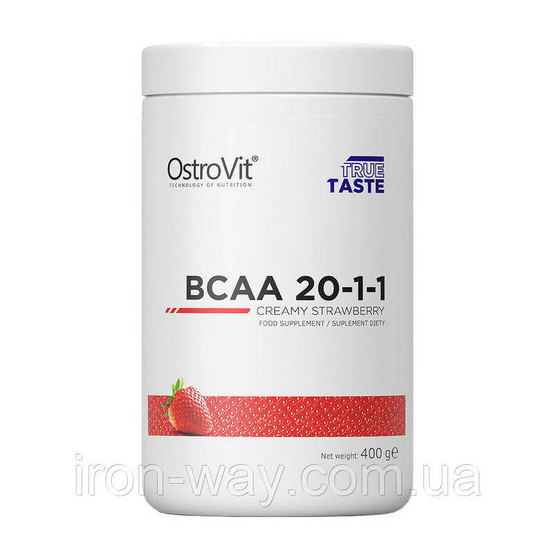 OstroVit BCAA 20-1-1 (400 g, creamy strawberry)