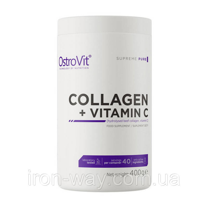 OstroVit Collagen + Vitamin C (400 g, pure)