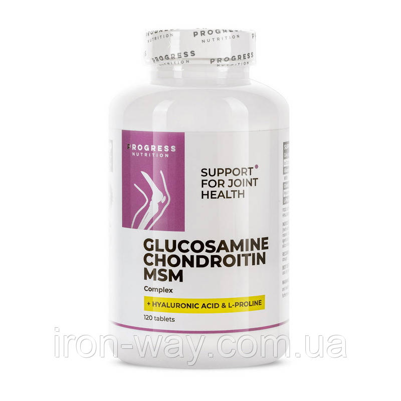 Progress Nutrition Glucosamine Chondroitin MSM Complex (120 tab)