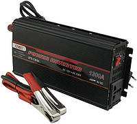 Перетворювач напруги 12 в 220В UKC 1300W інвертор із зарядкою акумулятора, фото 2