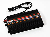 Перетворювач напруги 12 в 220В UKC 1300W інвертор із зарядкою акумулятора, фото 6