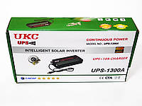 Перетворювач напруги 12 в 220В UKC 1300W інвертор із зарядкою акумулятора, фото 10
