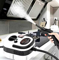 Пароочисник для дому з насадками 2500W бак 1200 мл для швидкого прибирання та видалення бактерій, фото 5