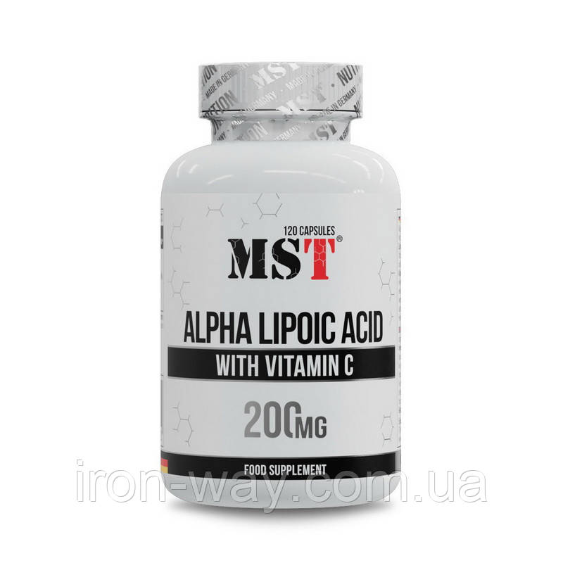 MST Alpha Lipoic Acid with Vitamin C 200 mg (120 caps)