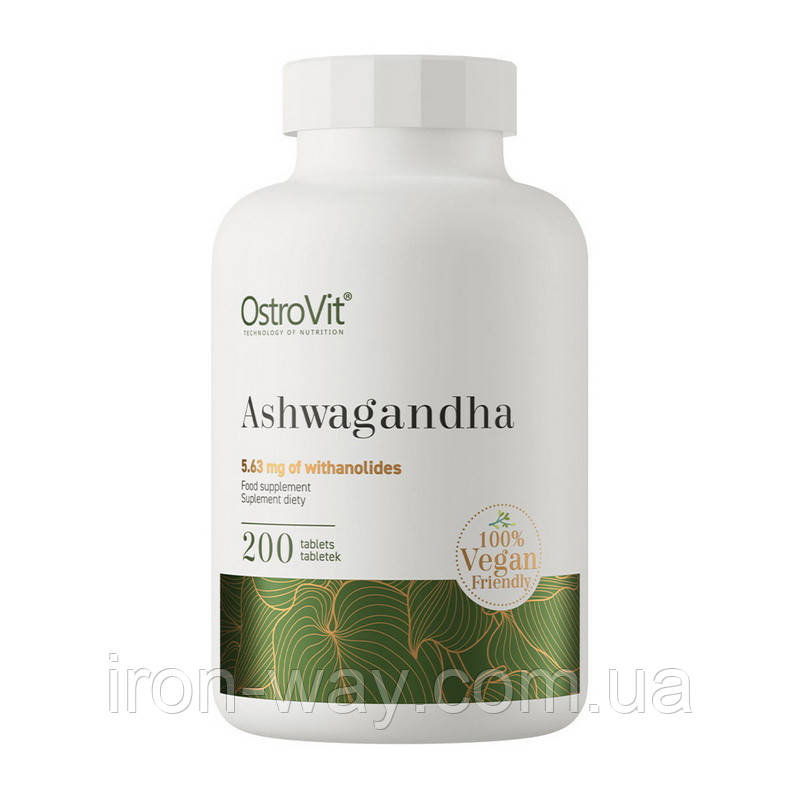 OstroVit Ashwagandha Vege (200 tabs), фото 1