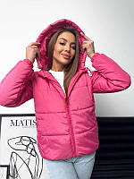 Жіноча весняна куртка з капюшоном