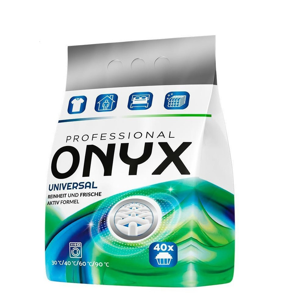 Пральний порошок універсальний Onyx Proff 2.4 кг 40 прань