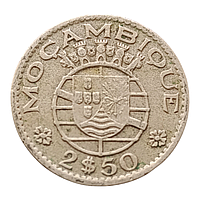 Мозамбік 2.5 ескудо, 1954