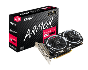 Відеокарта AMD Radeon RX 570 8GB MSI Armor OC (RX 570 ARMOR 8G OC) Б/В