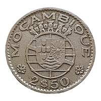 Мозамбік 2.5 ескудо, 1954