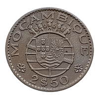 Мозамбік 2.5 ескудо, 1965