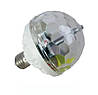 Світлодіодне дисколампа в патрон COLOR ROTATING LAMP E27, фото 3