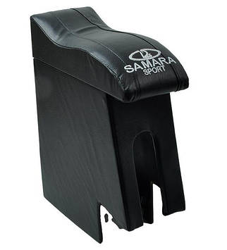 Підлокітник ВАЗ 2108 / 2109 / 21099 чорний з ЛОГО mini + Вигин