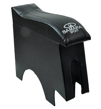 Підлокітник ВАЗ 2108 / 2109 / 21099 чорний з ЛОГО maxi + Вигин