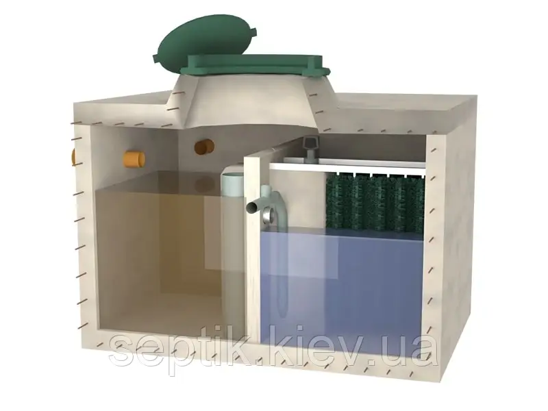 Железобетонный септик "ОКТАГОН-МІНІ С" (5 м³)