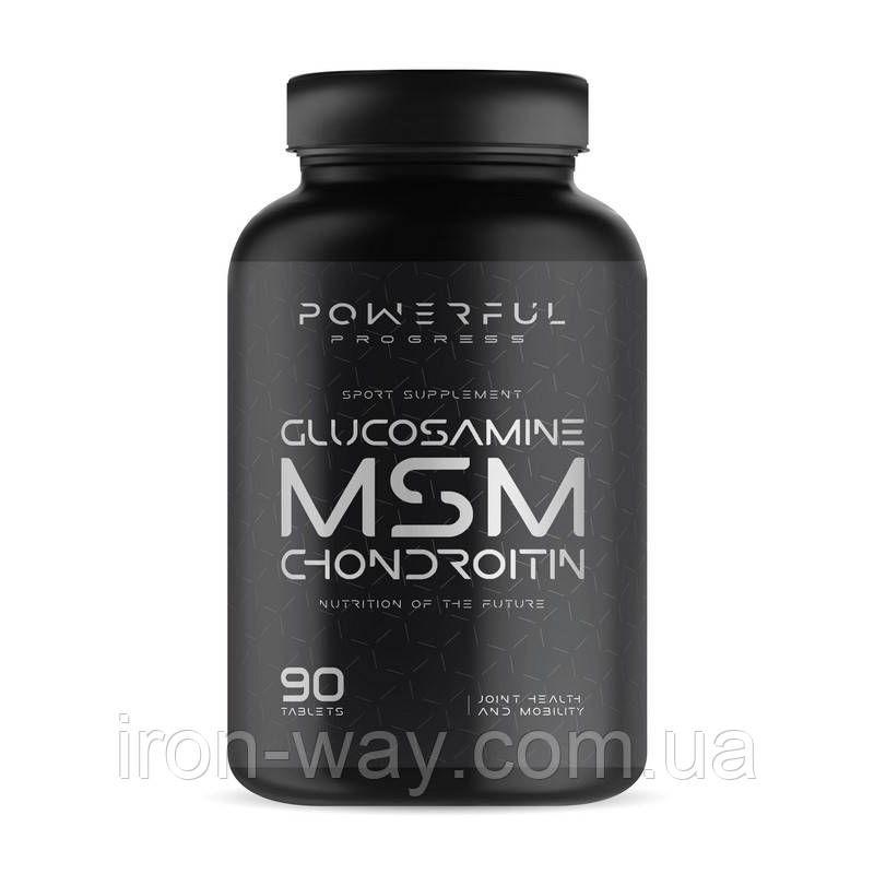 Powerful Progress Glucosamine-Chondroitin + MSM (90 tab)