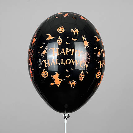 Принт 414 BELBAL-ББ 12" Happy Halloween - чорна (помилка у написі!), фото 3