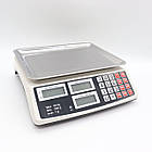 Торгові ваги до 40кг, від мережі, з дисплеєм, AT-702 / Електронні ваги / Настільні ваги для торгівлі, фото 3