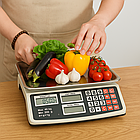 Торгові ваги до 40кг, від мережі, з дисплеєм, AT-702 / Електронні ваги / Настільні ваги для торгівлі, фото 2