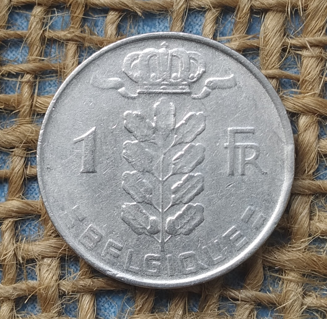 1 франк 1967 року. Бельгiя