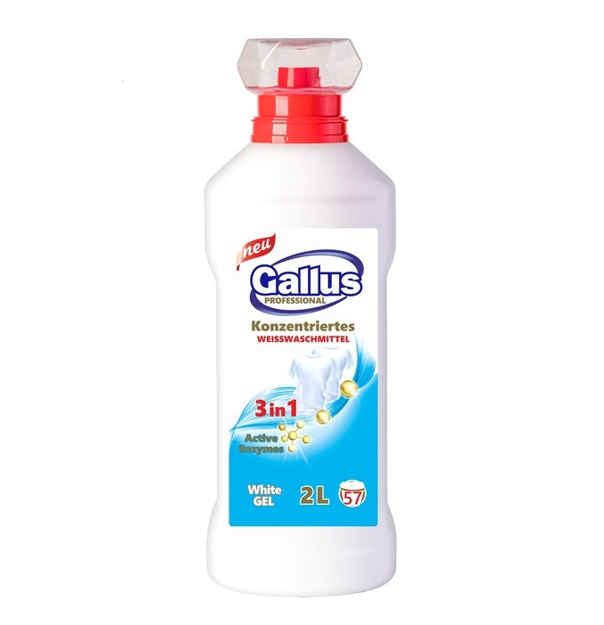 Гель для прання білих тканин Gallus 3в1 2 л