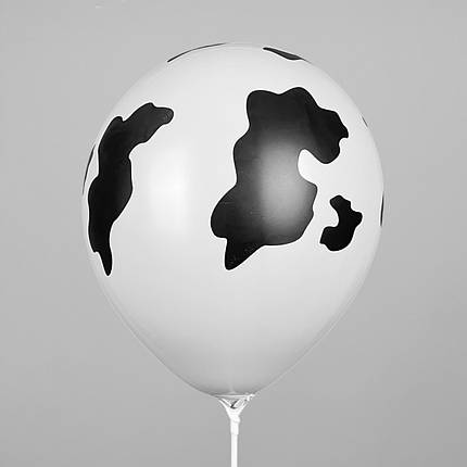 Принт 217 KALISAN-КЛ 12" Корова на білому, фото 3