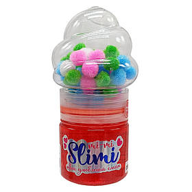 Іграшка-антистрес Слайм Mi-mi Slimi Strateg 71827ST(Red) з помпонами, Toyman