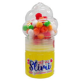 Іграшка-антистрес Слайм Mi-mi Slimi Strateg 71827ST(Yellow) з помпонами, Toyman