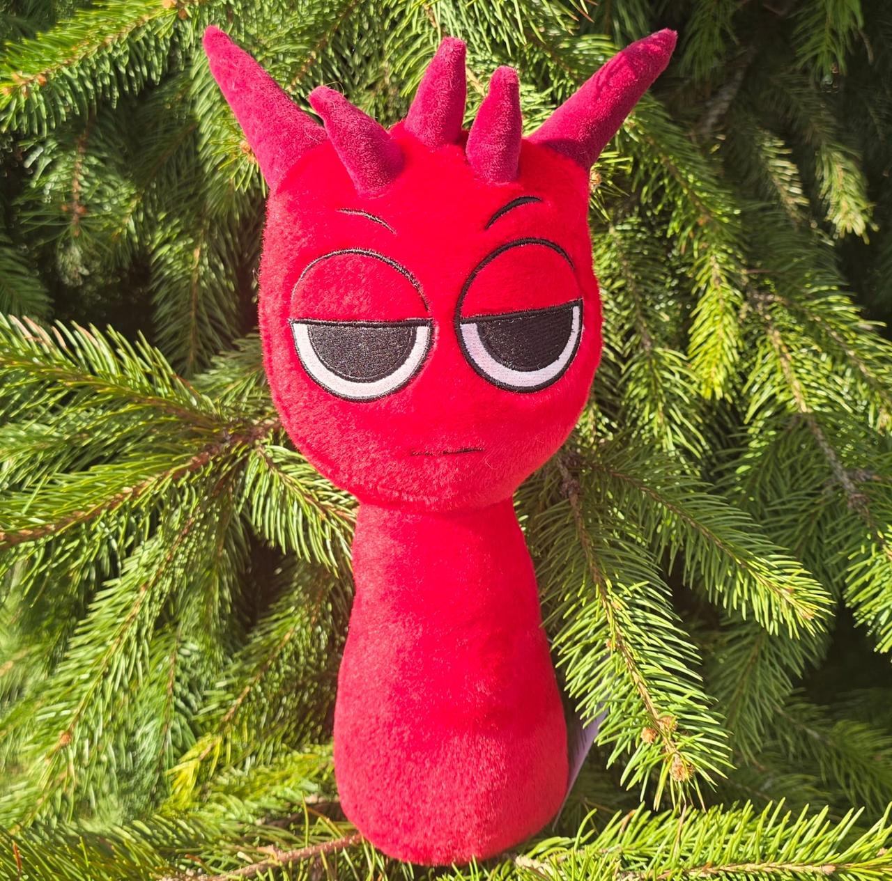 М'яка іграшка Редді Спрункі Sprunki Incredibox Червоний 30*16*9 см (00517-72), фото 1