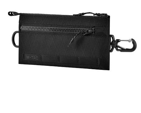 M-Tac гаманець горизонтальний з карабіном X-PAC Elite Black, фото 1
