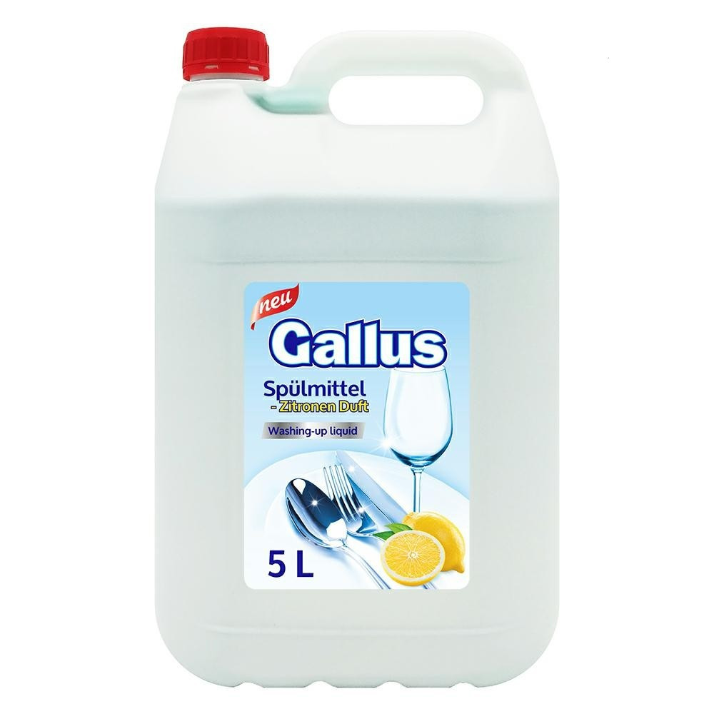 Засіб для миття посуду Gallus 5 л Лимон
